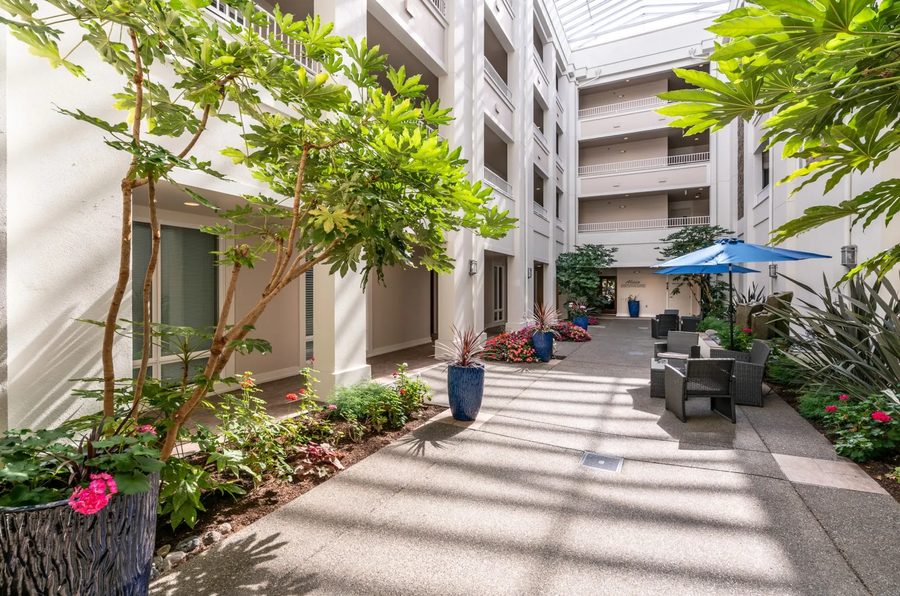 Interior courtyard