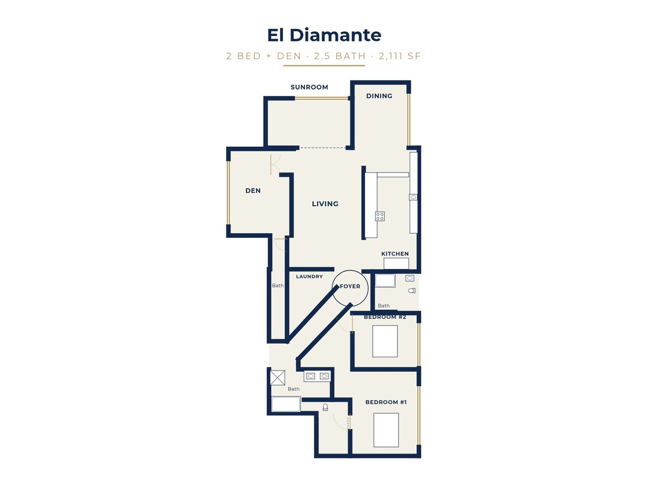 El Diamante floor plan