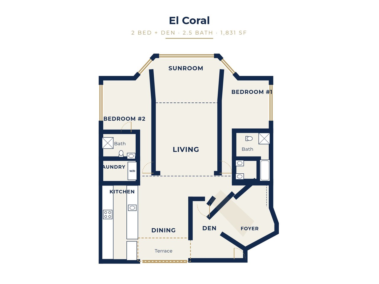 El Coral floor plan