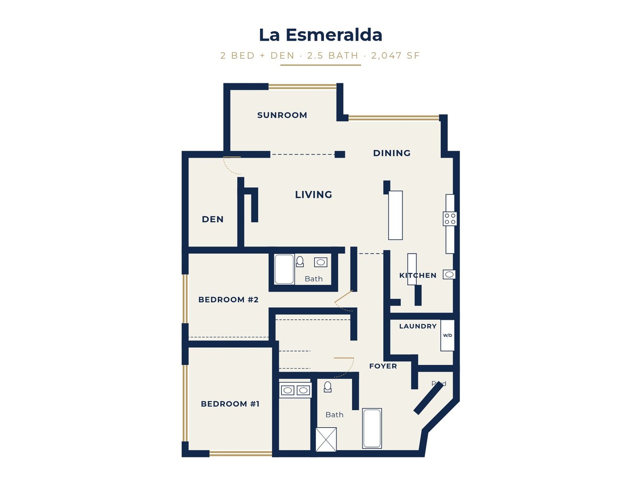 La Esmeralda floor plan